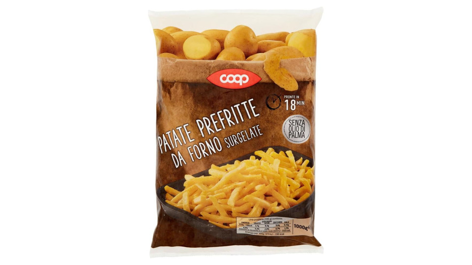 Patate Da Forno Prefritte Surgelate 1000 G