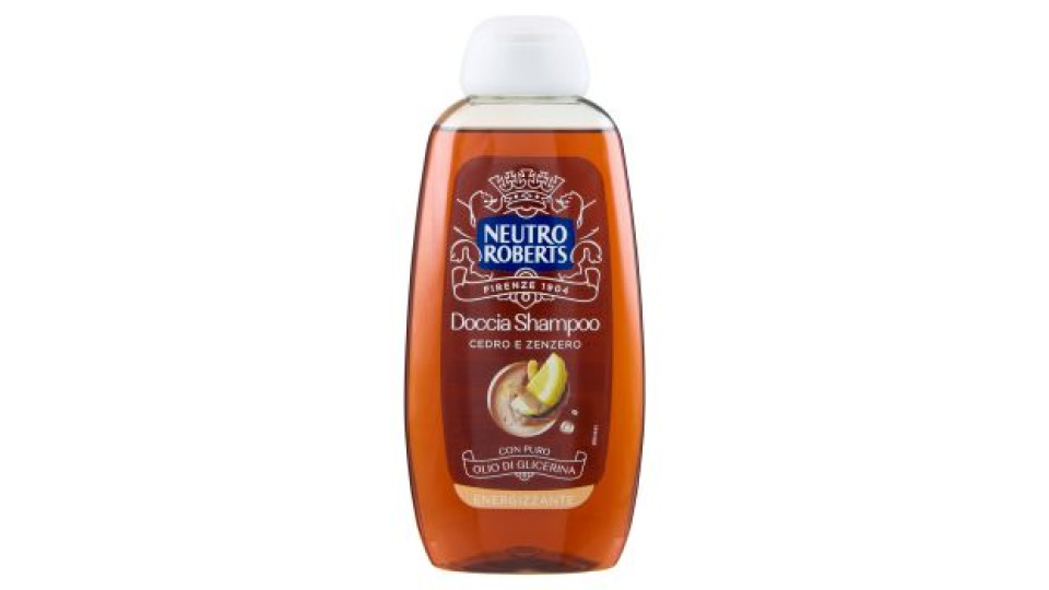 Doccia Shampoo Energizzante con Cedro&zenzero