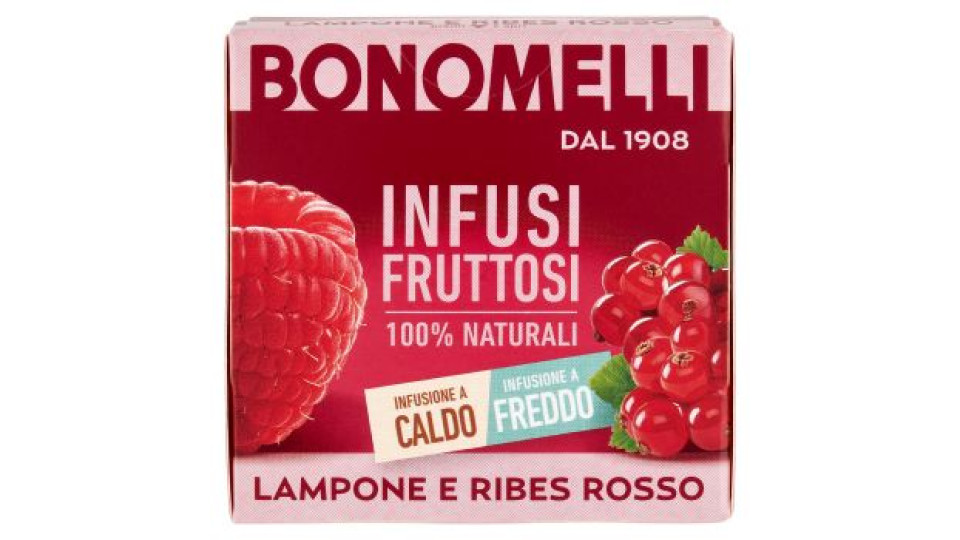 Bonomelli, Infuso lampone e ribes rosso 10 filtri