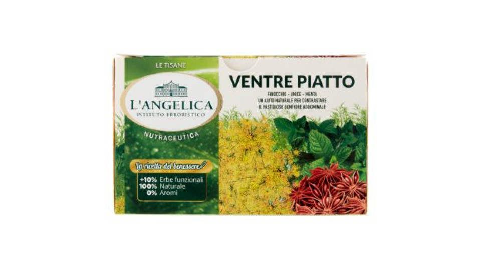 L'Angelica Le Tisane Ventre Piatto Active 18 Filtri 36 g