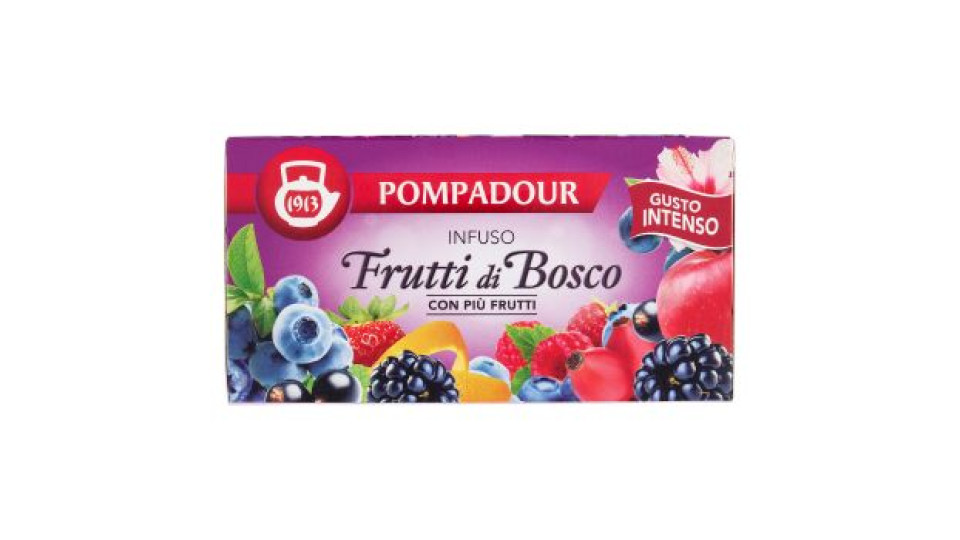 Pompadour, Frutti di bosco per infuso 20 filtri