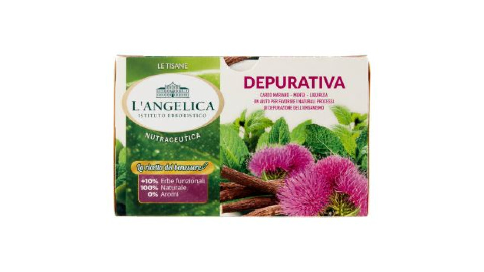 L'Angelica Nutraceutica le Tisane Depurativa Detox 20 Filtri