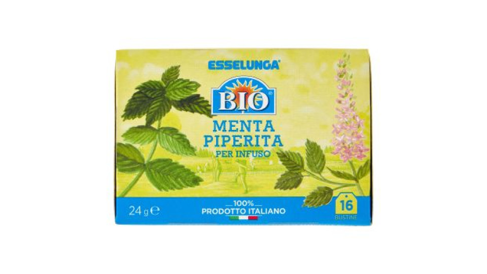 Esselunga Bio, Menta piperita per infuso 16 filtri