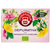 Pompadour Le Tisane Depurativa con Tarassaco e Curcuma 15+3 bustine