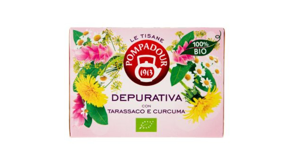 Pompadour Le Tisane Depurativa con Tarassaco e Curcuma 15+3 bustine