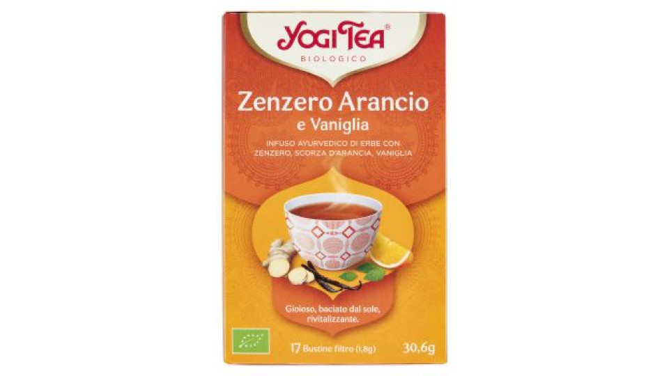 Yogi Tea Zenzero Arancio e Vaniglia - 30.6 gr