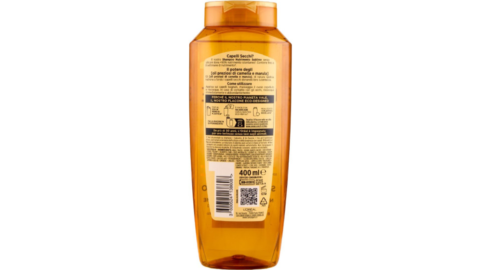 L'Oréal Paris Elvive Olio Straordinario Low Shampoo - Crema delicata per capelli secchi