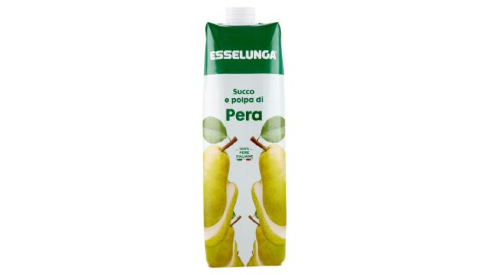 Esselunga Bio, succo e polpa di pera biologico