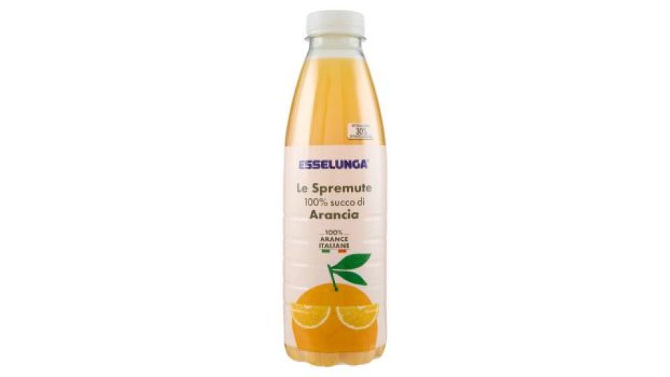 Esselunga, Le spremute 100% succo di arancia bionda