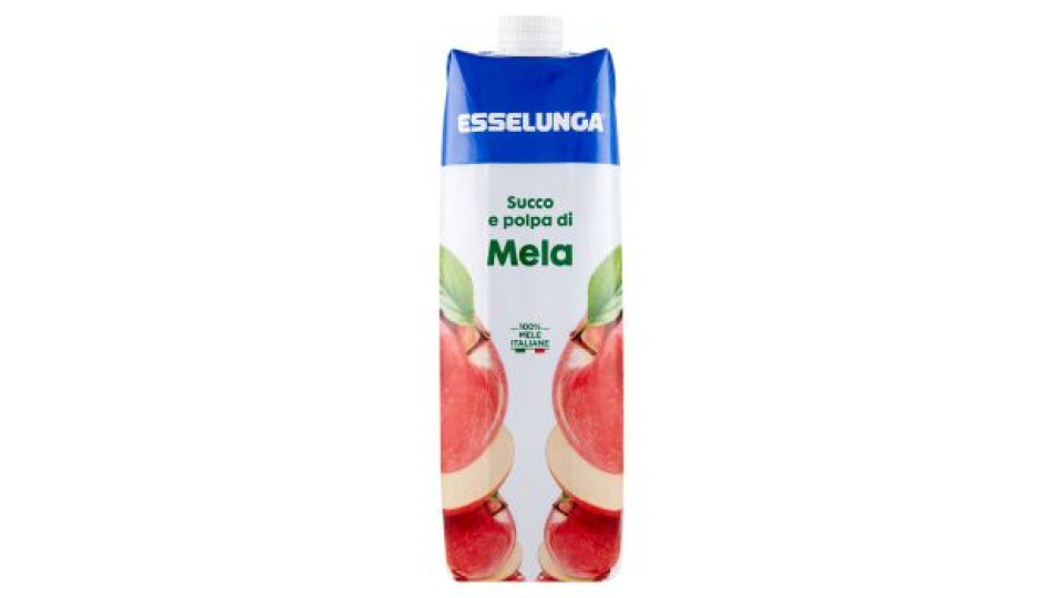 Esselunga Bio, succo e polpa di mela biologico