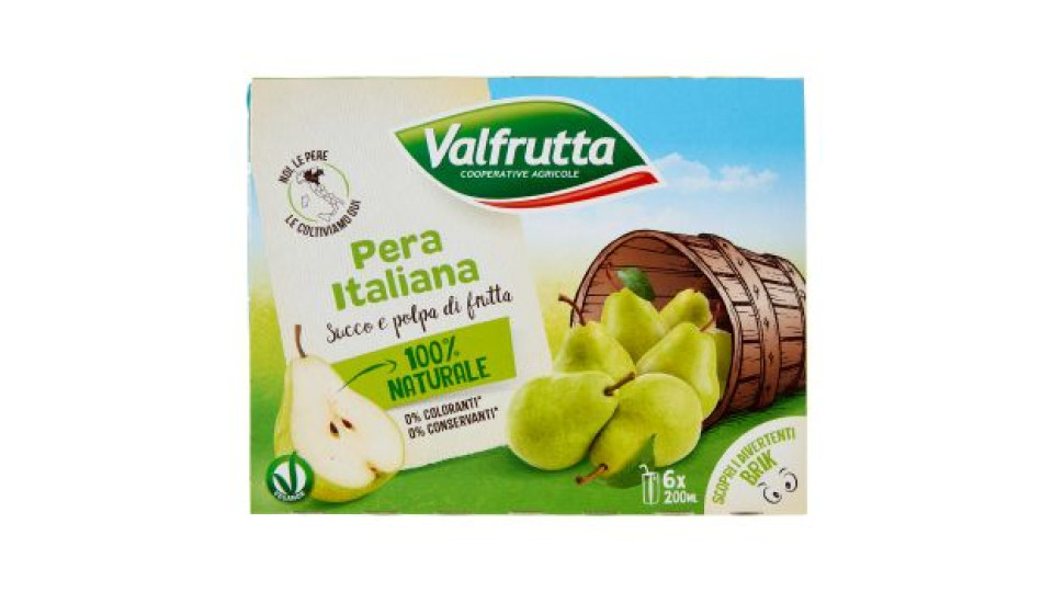 Valfrutta Pera Succo e polpa
