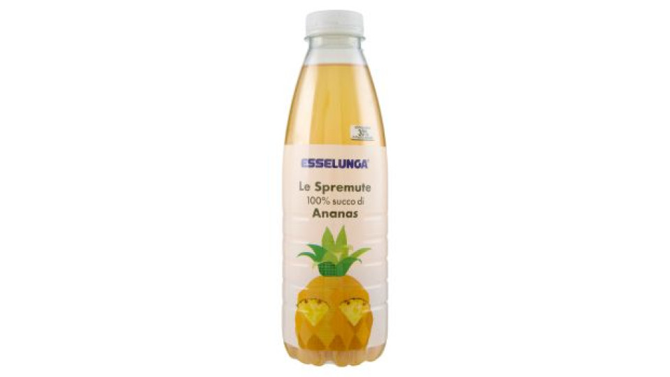 Esselunga, Le spremute 100% succo di ananas