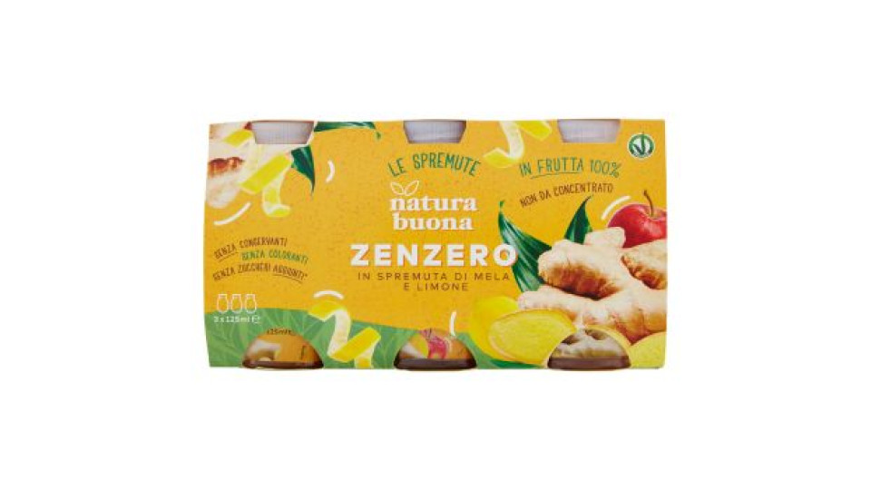 natura buona Zenzero in Spremuta di Mela e Limone