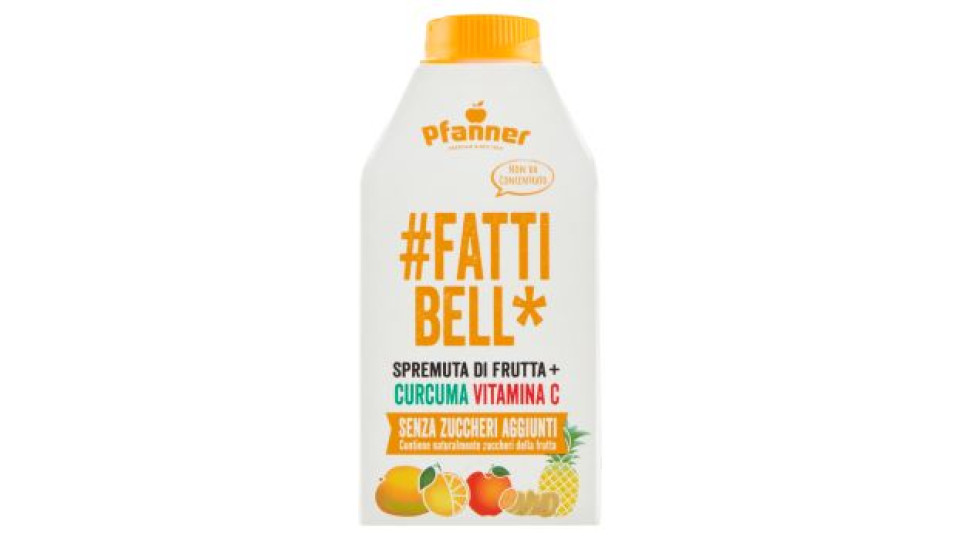 Pfanner #Fatti Bell* Spremuta di Frutta + Curcuma Vitamina C 500 ml