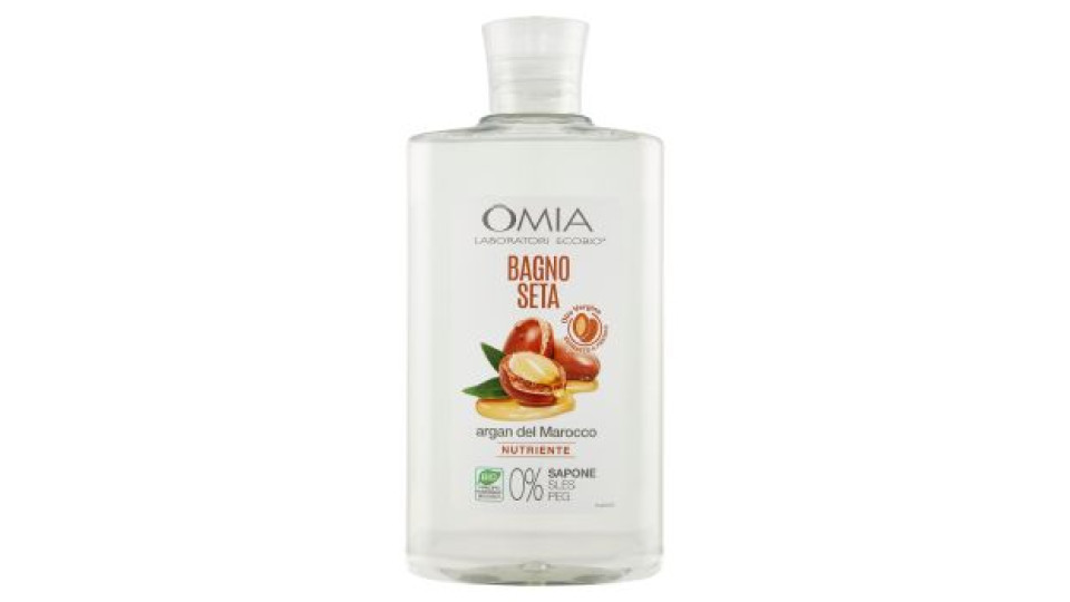 Omia Laboratori Ecobio Bagno Seta argan del Marocco Nutriente 400 ml