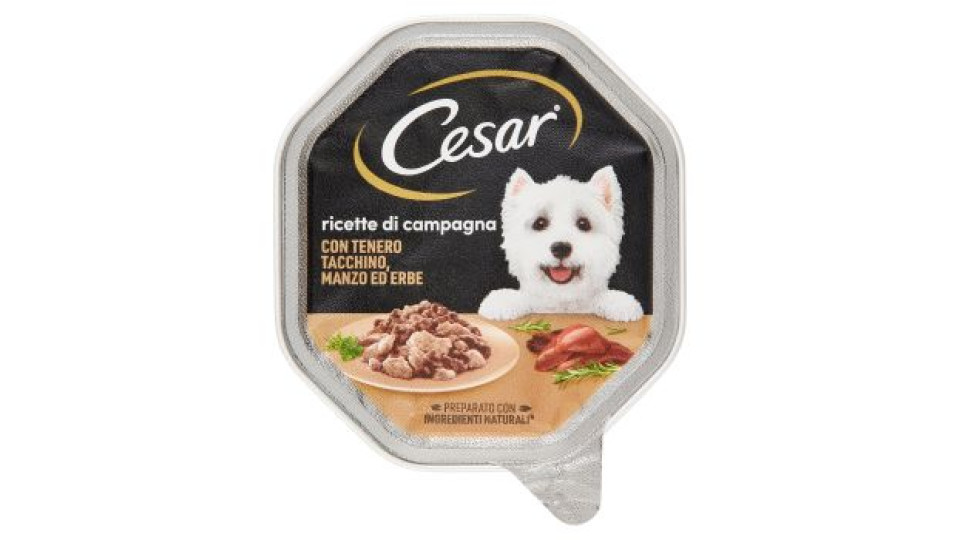Cesar Ricette di Campagna Tenero Paté con Pollo, Selvaggina e Verdurine