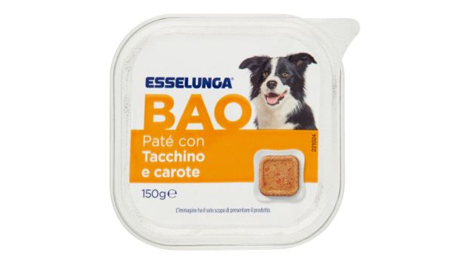 Esselunga Bao, alimento con tacchino e carote