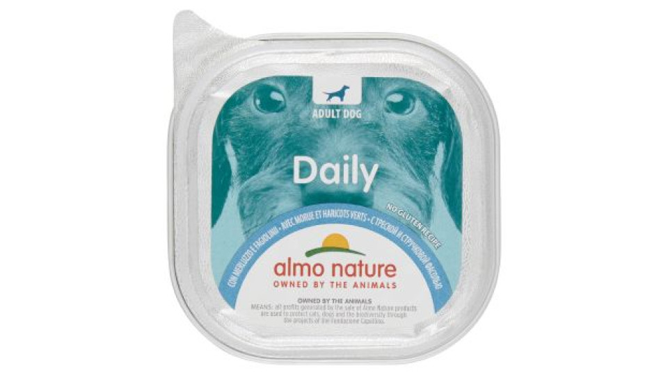 Almo dog daily merluzzo fagiolini