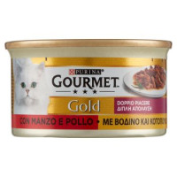 PURINA GOURMET Gold Gatto Casserole con Manzo e Pollo in salsa con Pomodoro lattina