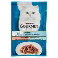 PURINA GOURMET Perle Gatto Duetti di mare con salmone e merluzzo busta