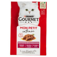 PURINA GOURMET Mon Petit scelta squisite ricette di carne con manzo, vitello e agnello busta
