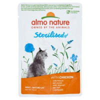 Almo nature Sterilised adult cat con pollo
