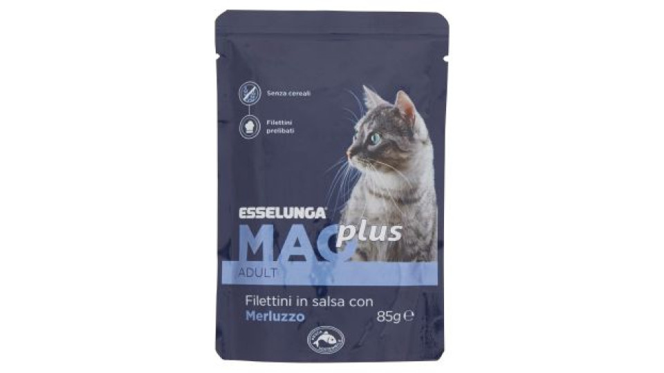 Esselunga Mao, Plus Adult filettini in salsa con merluzzo