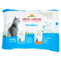 Almo nature Sterilised adult cat salmone e riso