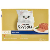 Gourmet gold mousse pesce, tacchino e manzo gr85