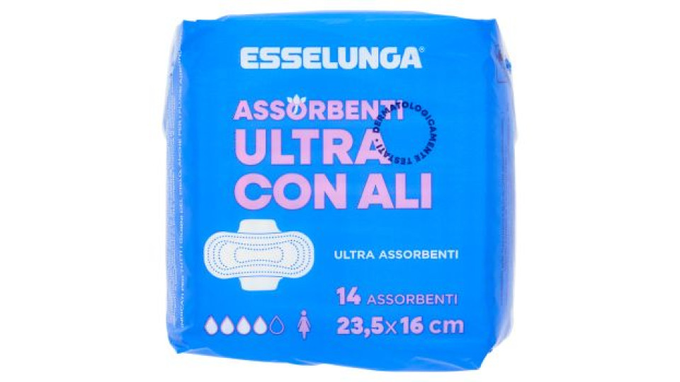 Esselunga, Ultra assorbenti con ali ripiegati