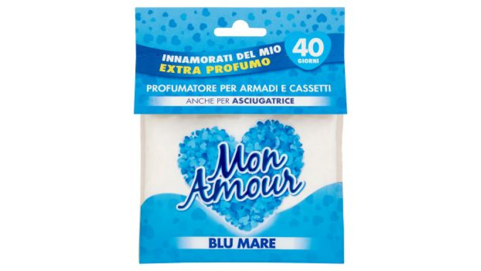 Mon Amour Profumatore per Armadi e Cassetti Blu Mare 12 g