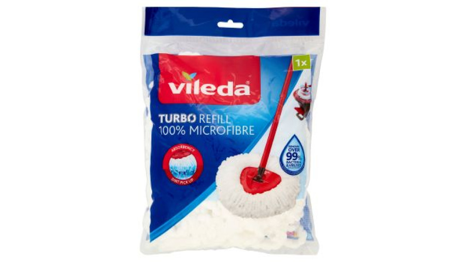 Vileda Turbo Refill 100% Microfibre 1 pz