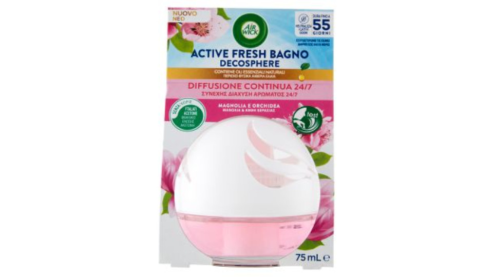 Air Wick Active Fresh Bagno Soffice Cotone 75 mL