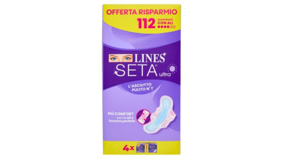 Lines Seta Ultra con ali assorbenti