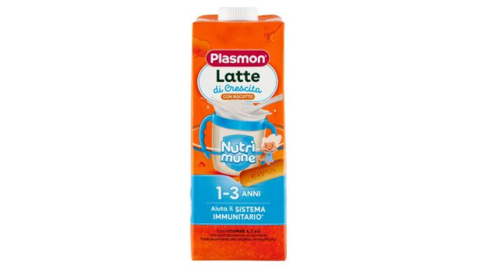 Plasmon Latte di Crescita nutri mune 3 2 x 500 ml