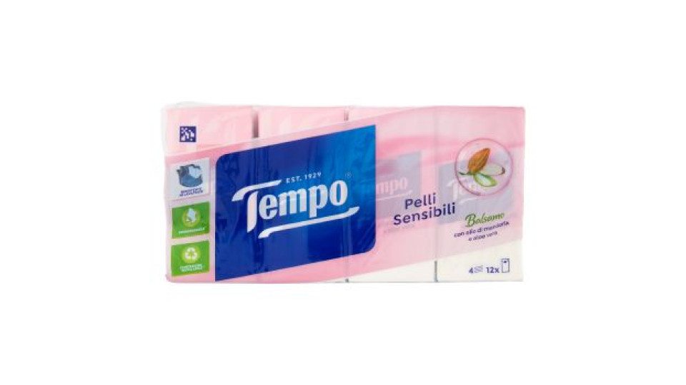 Tempo, Pelli Sensibili fazzoletti 4 veli