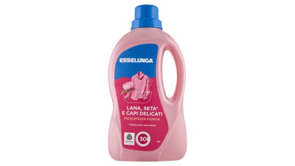 Esselunga, Lana Seta e capi delicati Delicatezza Fiorita detersivo liquido per lavatrice