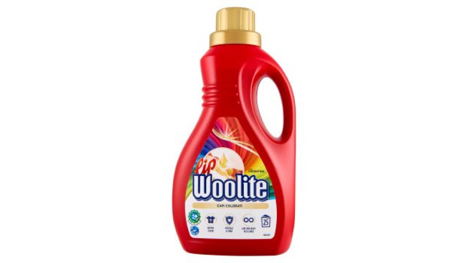 Woolite Detersivo lavatrice Rosa per Capi Fini 25 lavaggi 1,5 L
