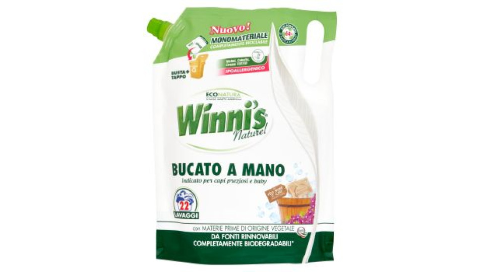 Winni's Bucato a Mano con Vero Sapone di Aleppo e Profumo di Verbena