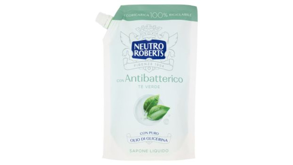 Neutro Roberts con antibatterico con tè verde Sapone Liquido Dermotestato