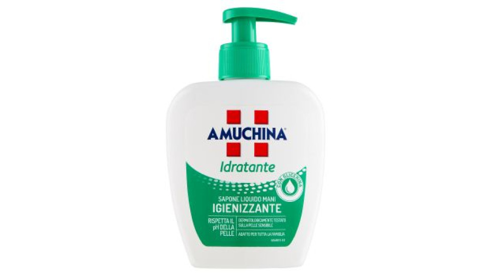 Amuchina Idratante Sapone Liquido Mani Igienizzante 250 ml
