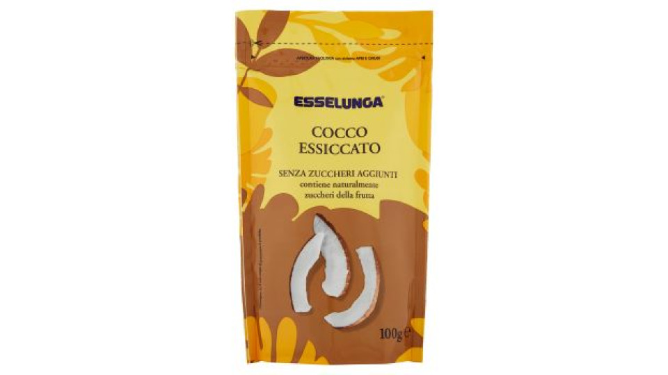 Esselunga, cocco essiccato
