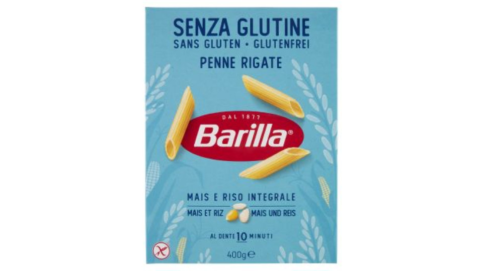 Barilla pasta senza glutine penne rigate