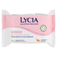 Lycia Salviettine struccanti doppia azione pelli secche e sensibili