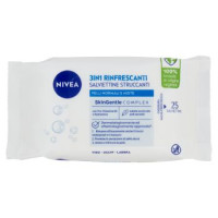 Nivea Salviettine Struccanti 3-in-1 Rinfrescanti Pelli Normali e Miste