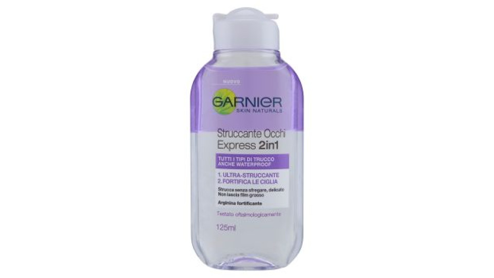 Garnier, Skin Naturals Express struccante occhi 2in1