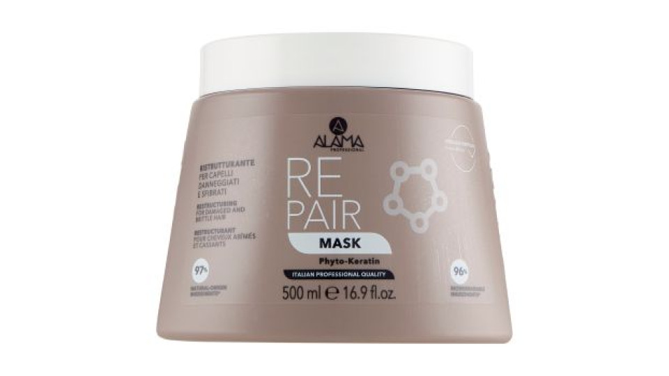 Alama Professional Repair Mask Ristrutturante per Capelli Danneggiati e Sfibrati 500 ml