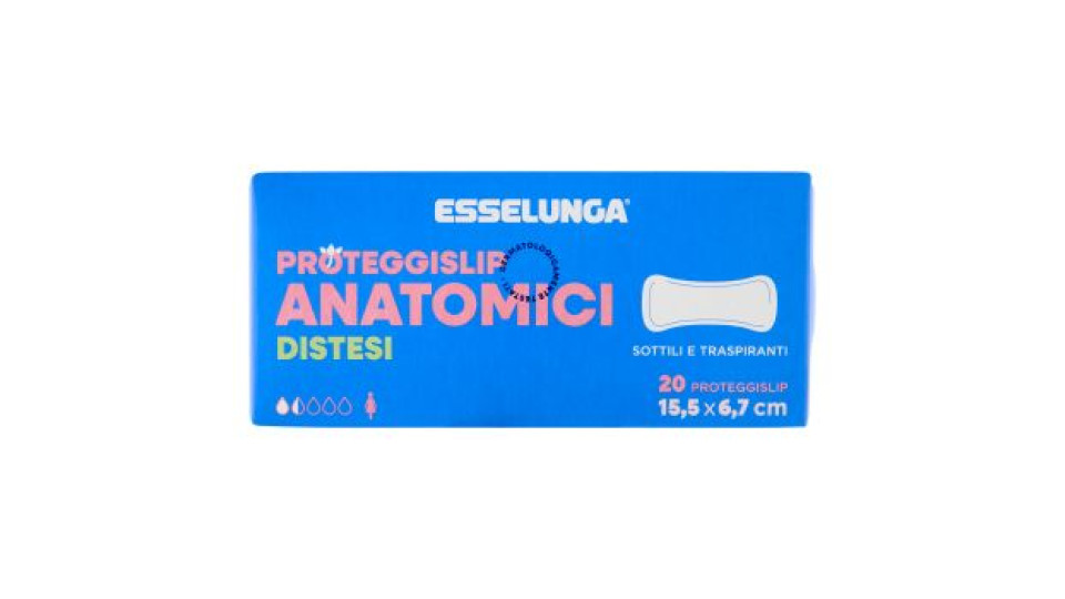 Esselunga, proteggi-slip anatomici distesi