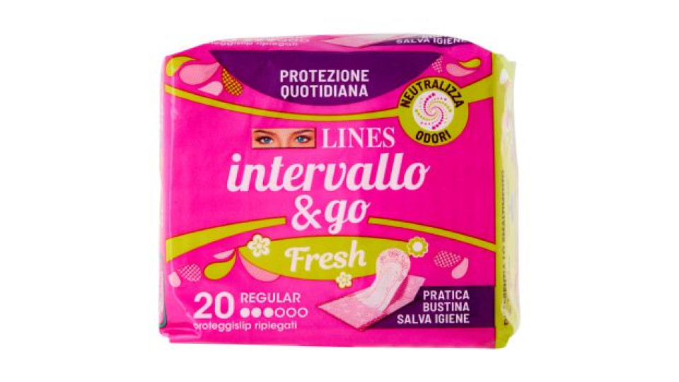 Lines Intervallo Fresh Proteggislip Ripiegati
