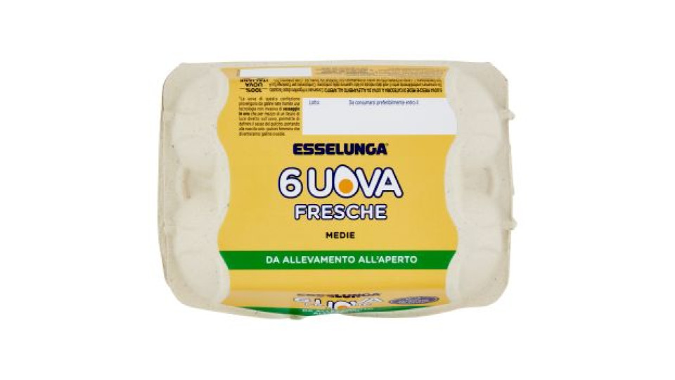 Uova Fresche Medie da Allevamento all'Aperto